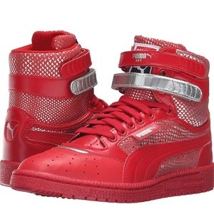 Puma Womens Sky II Hi Futur Minimal size 8 color red